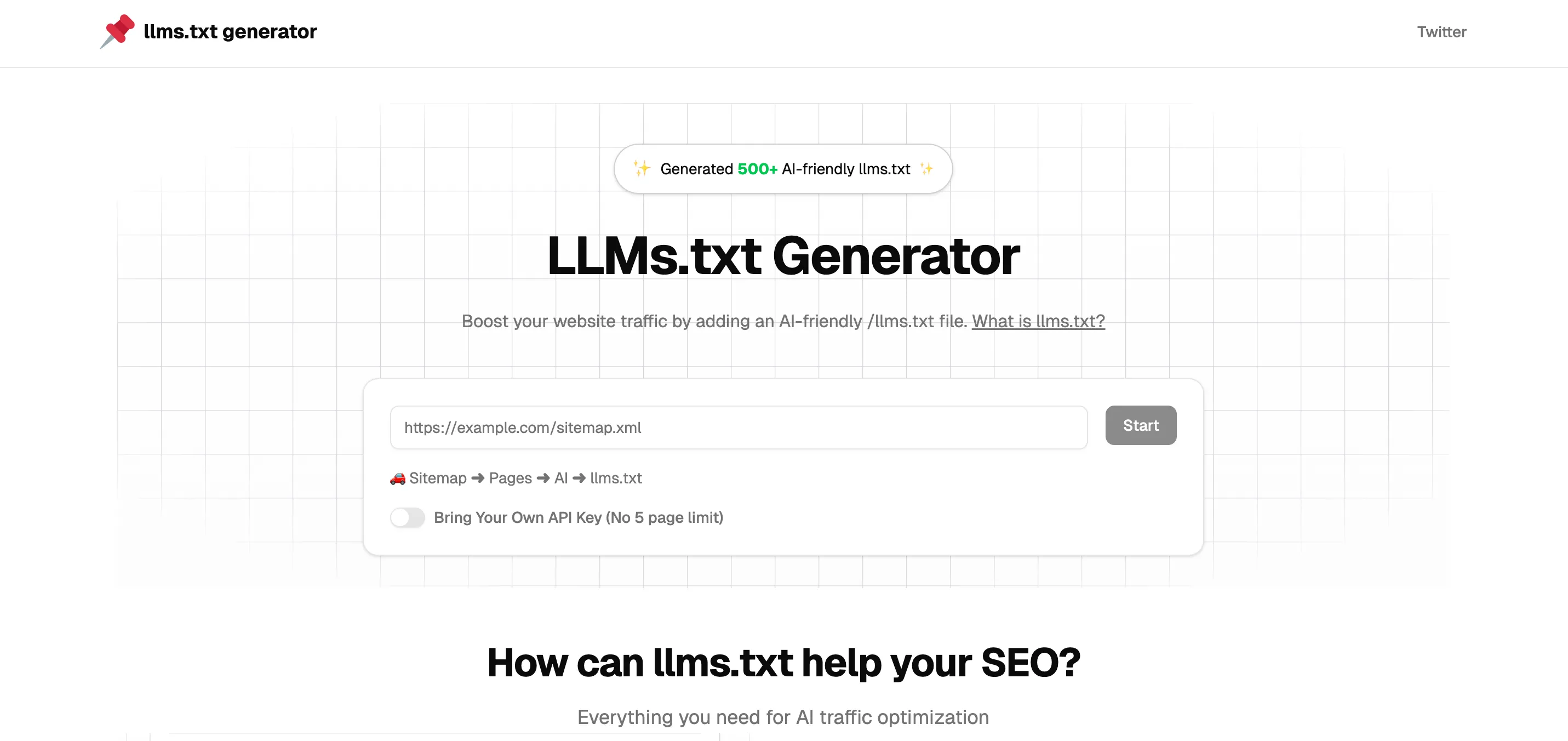 Launch LLMs.txt Generator public image