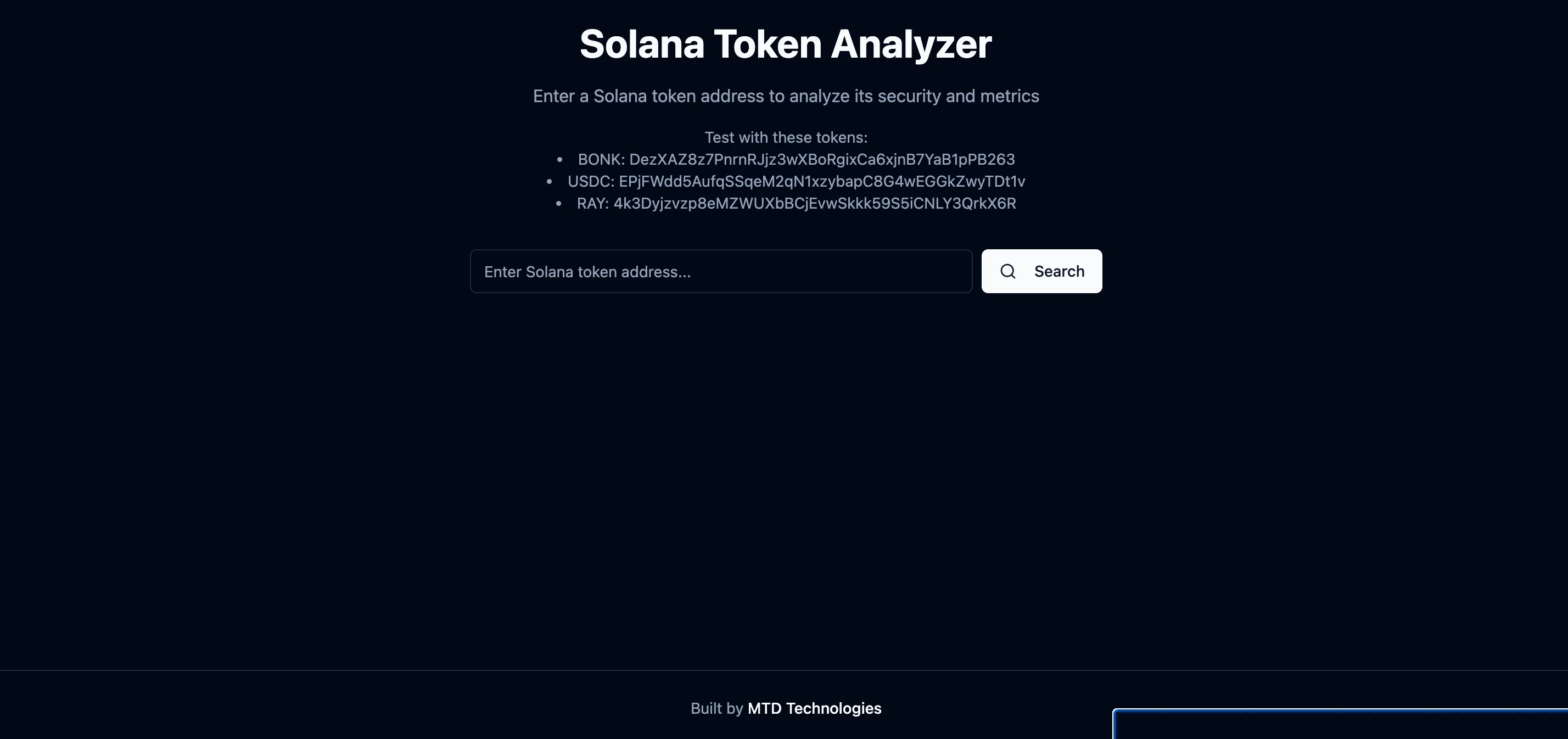 Launch Solana Token Analyzer public image